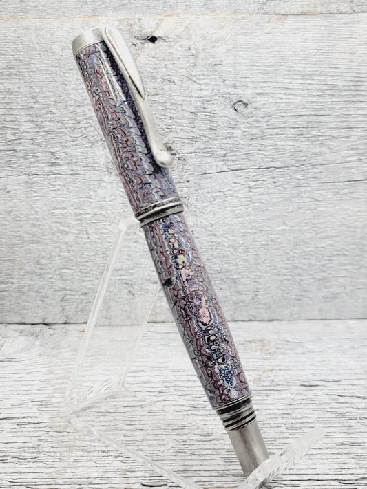 Jr George Rollerball Pen with a Kenworth Fordite Body