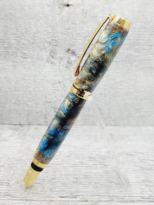 Junior Commissioner Rollerball Pen with a Resin Body