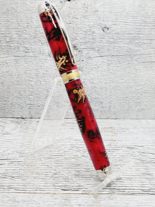 Mistral Rollerball Pen with a Resin and Pine Cone Body